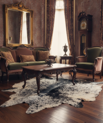 Premium Tri-Color Speckled Cowhide