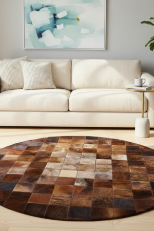 Patchwork Round Rug
