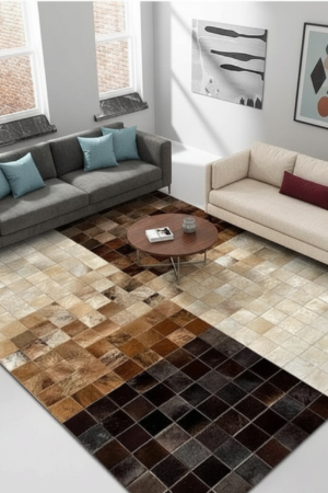 Extreme Cow Patch Handmade Rug