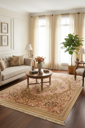 Elegant Embossed Rug