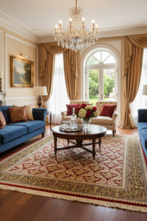 Vibrant Red Sultani Rug