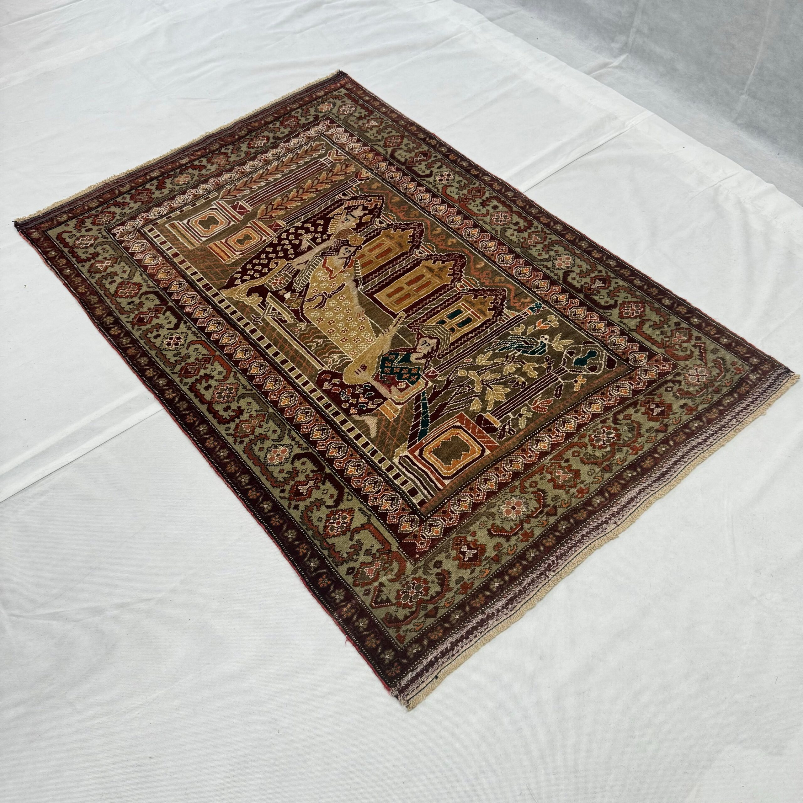 Exquisite Handmade Wool Rug - Image 3