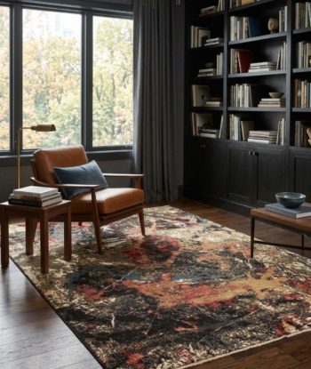 Elegant Abstract Handmade Rug