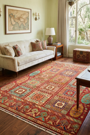 Exquisite Khurjin Handmade Rug