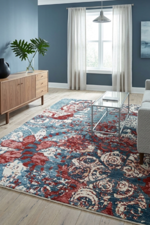 Exquisite Abstract Handmade Rug