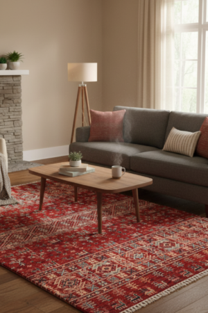 Handmade Khurjin Rust Rug