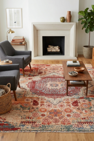 Exquisite Earse Mamluk Handmade Rug