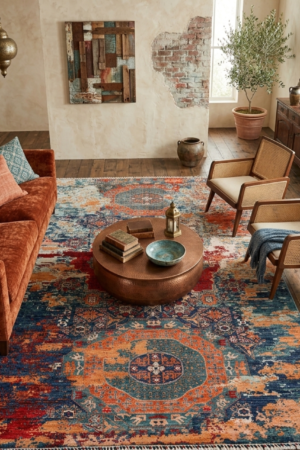 Exquisite Earse Mamluk Handmade Rug