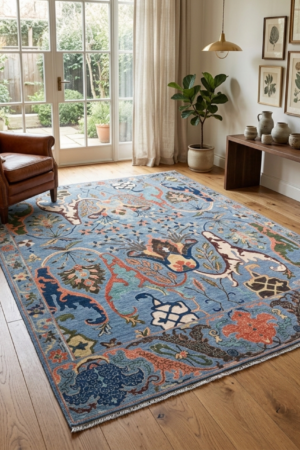 Exquisite Oushak Handmade Rug