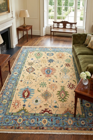Exquisite Oushak Handmade Rug