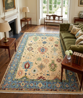 Exquisite Oushak Handmade Rug