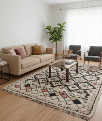 Multi Moroccan Handmade rug