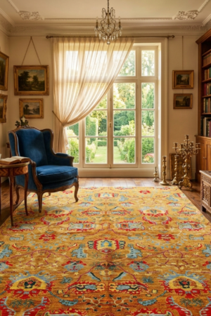 Elegant Suzani Handmade Rug