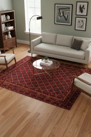 Exquisite Mashwani Handmade Rug