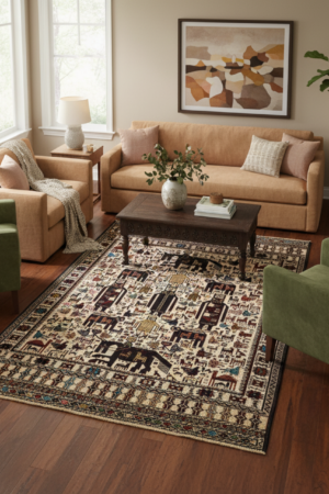 Handmade Unique Wool Kilim