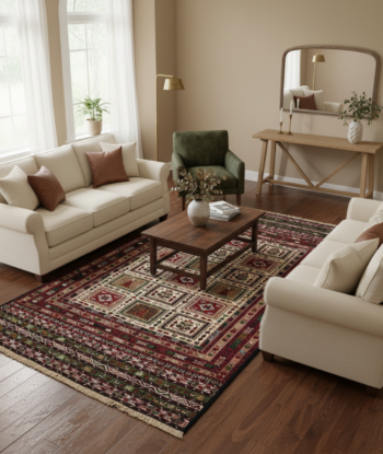 Beautiful Handmade Multi Rug