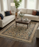 Exquisite Floral Wool Rug