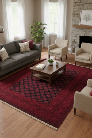 Handmade Modern Geometry Style Rug