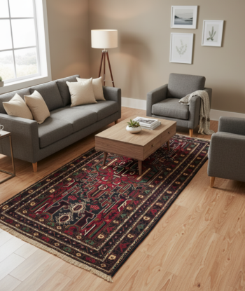 Elegant Handmade Wool Rug