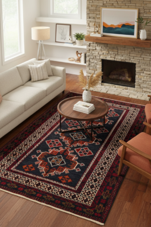 Handmade Zakani Wool Rug