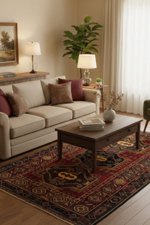 Exquisite Handmade Wool Rug