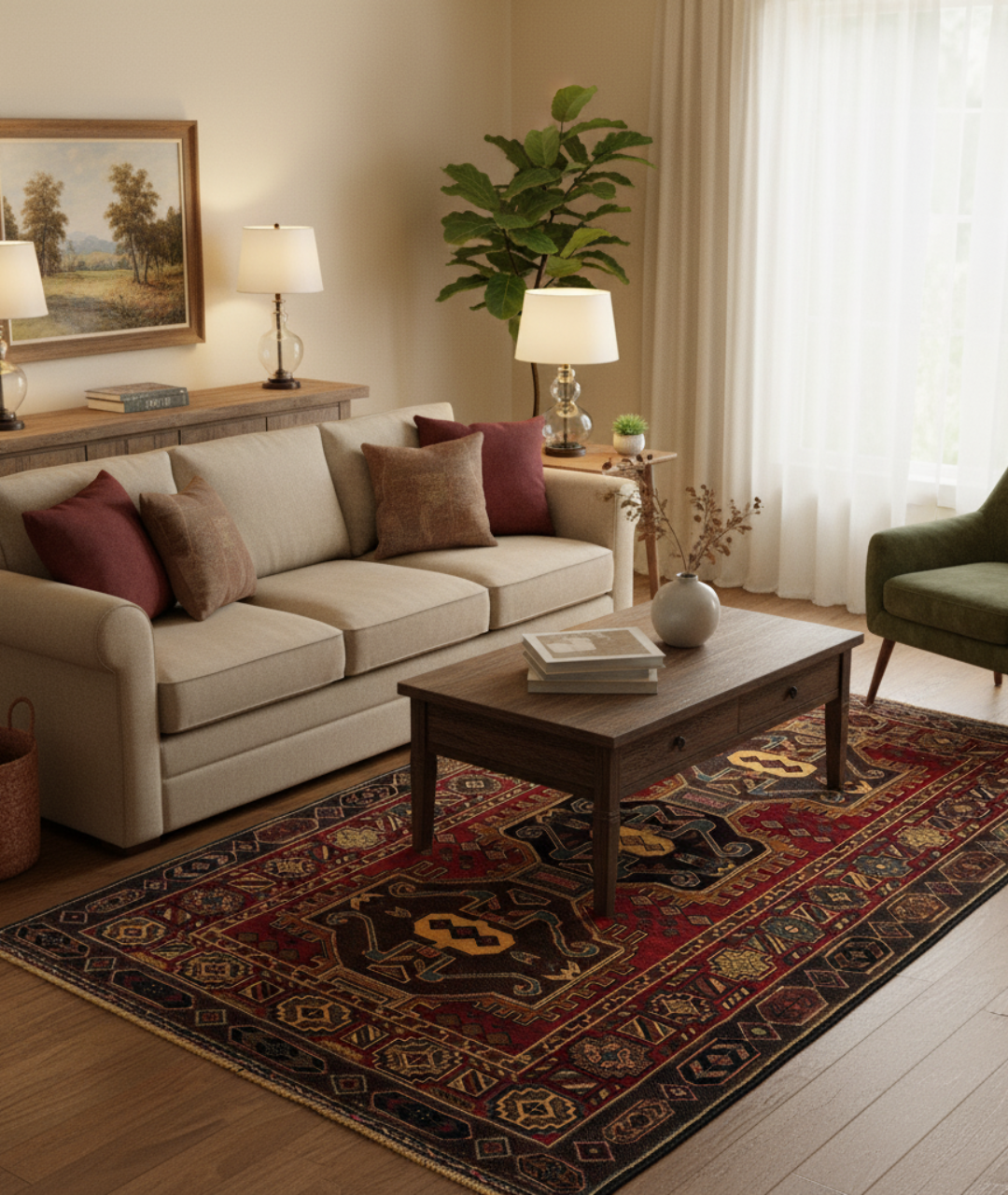 Exquisite Handmade Wool Rug